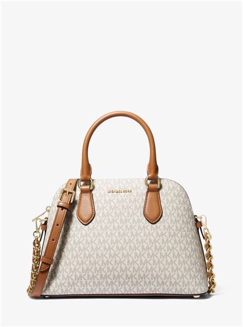 Veronica Medium Logo Dome Satchel 